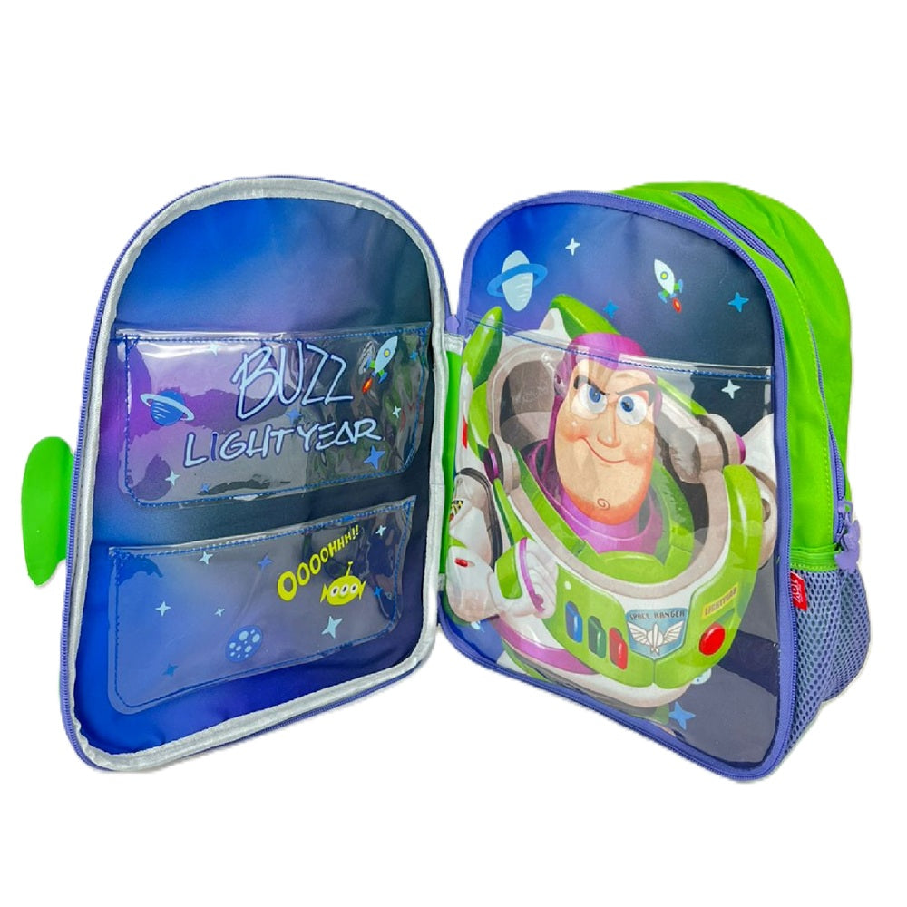 Kit Mochila de Costas Interativa Buzz Toy Story + Lancheira Térmica - Clio