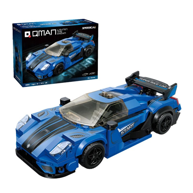 Blocos de Montar Carro Celeste - KEEPPLAY