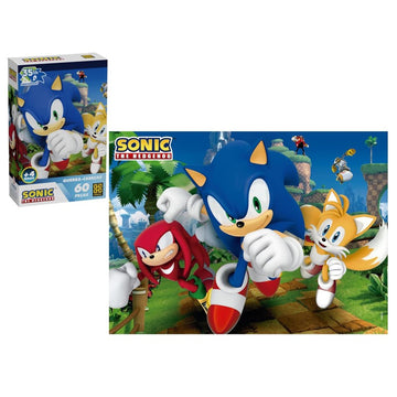 Quebra-Cabeça 60 Peças Sonic - GROW