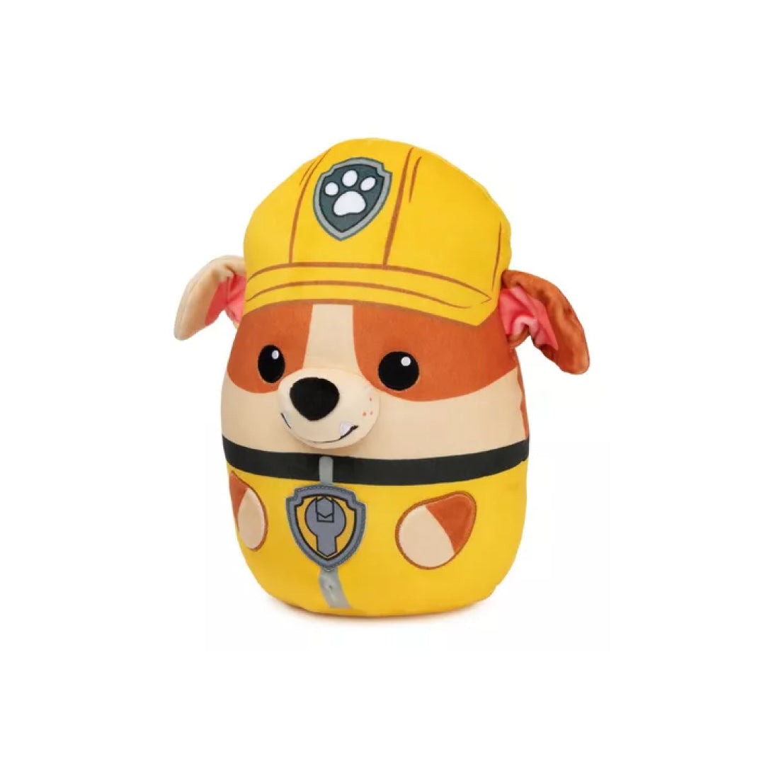 Pelúcia Squish do Rubble de 20cm - Patrulha Canina