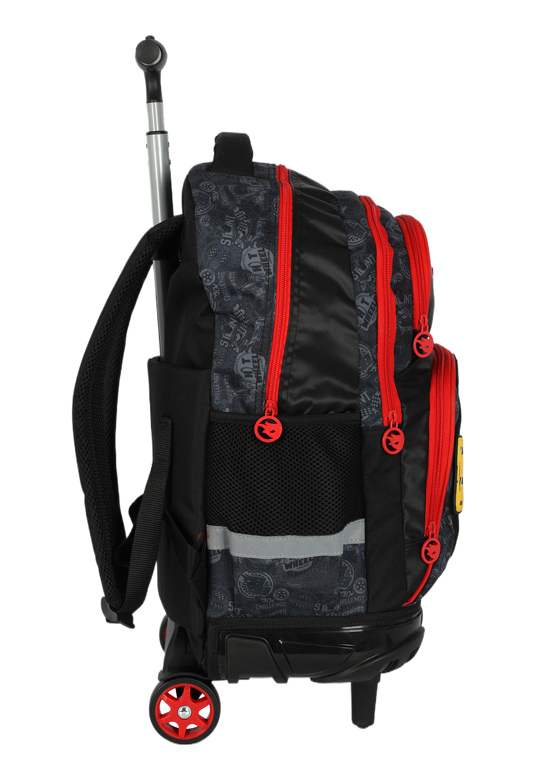 Mochila Hot Wheels Preta com Rodinhas