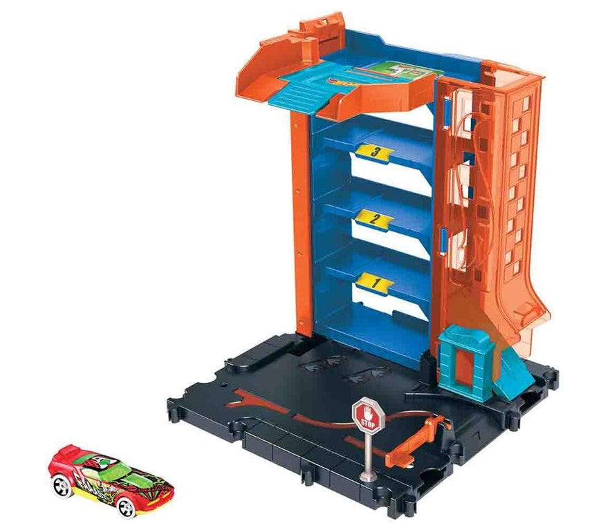Pista Hot Wheels - Estacionamento No Centro Da Cidade