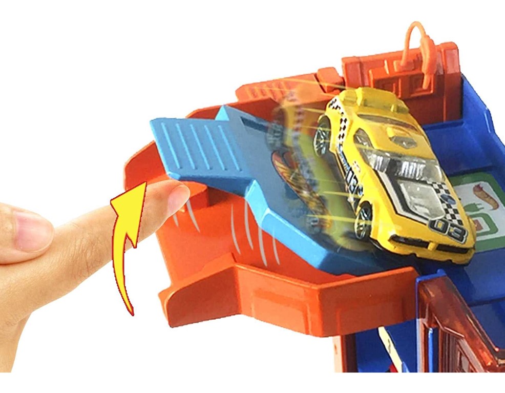 Pista Hot Wheels - Estacionamento No Centro Da Cidade