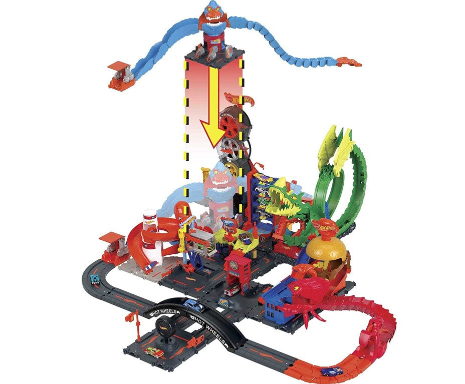 Pista Hot Wheels City Nemesis - Ataque do Gorila