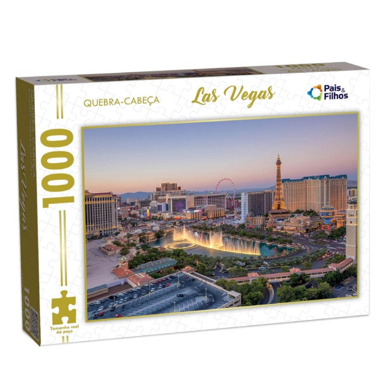 Quebra-Cabeça 1000 Peças Las Vegas - Pais & Filhos