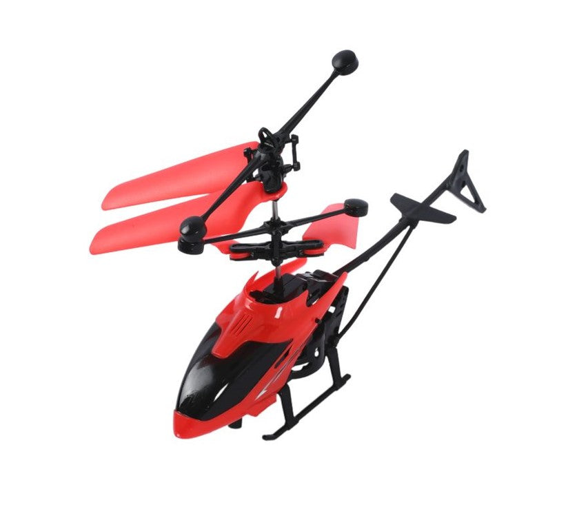 Helicóptero de Brinquedo com Sensor Recarregável Vermelho