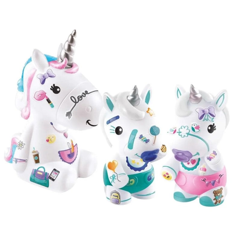 Decore Sua Luminária Familia Unicórnio - Fun