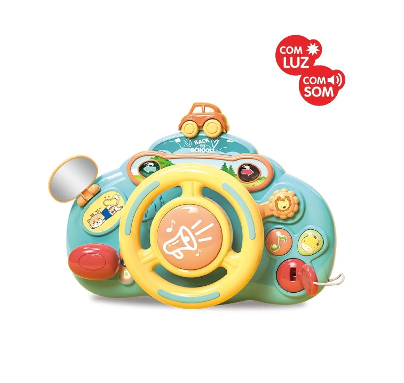 Brinquedo Volante Interativo Infantil - Shiny Toys
