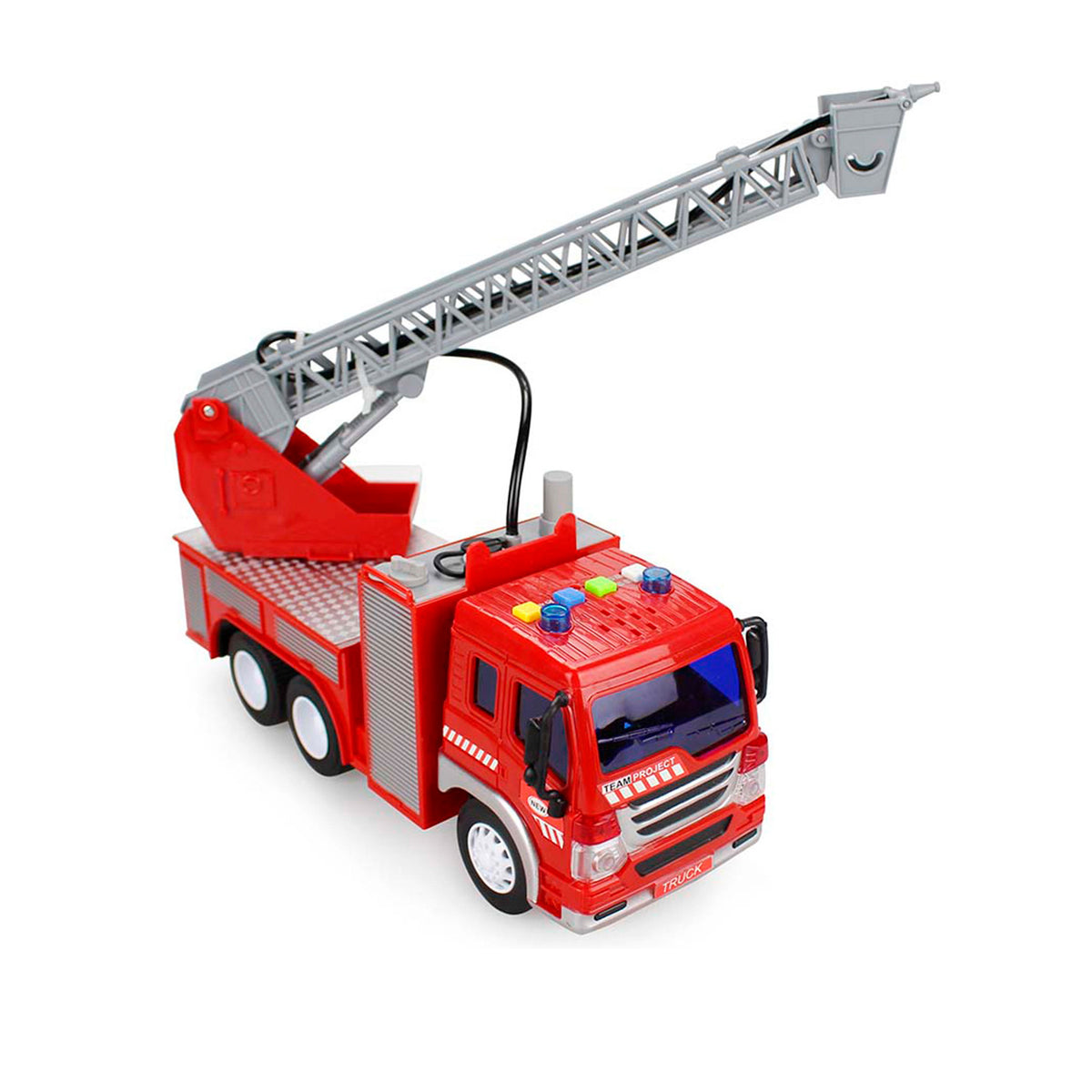 Caminhão de Bombeiro 1:16 (Com Luz, Som e Jato de Água)