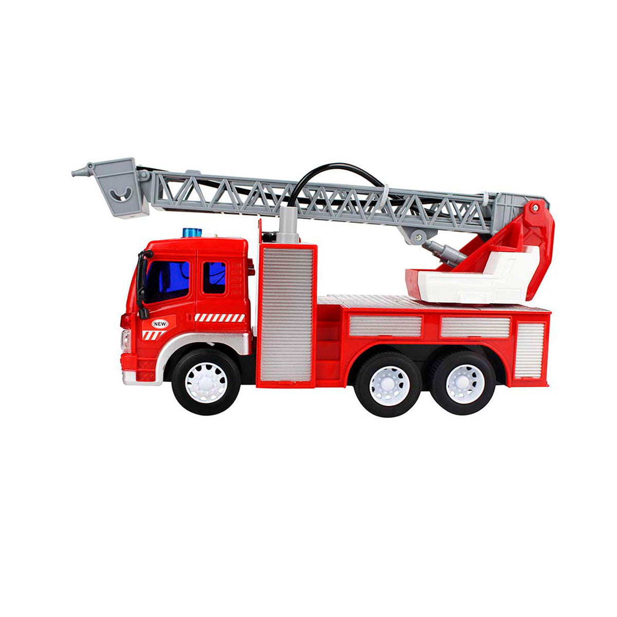 Caminhão de Bombeiro 1:16 (Com Luz, Som e Jato de Água)
