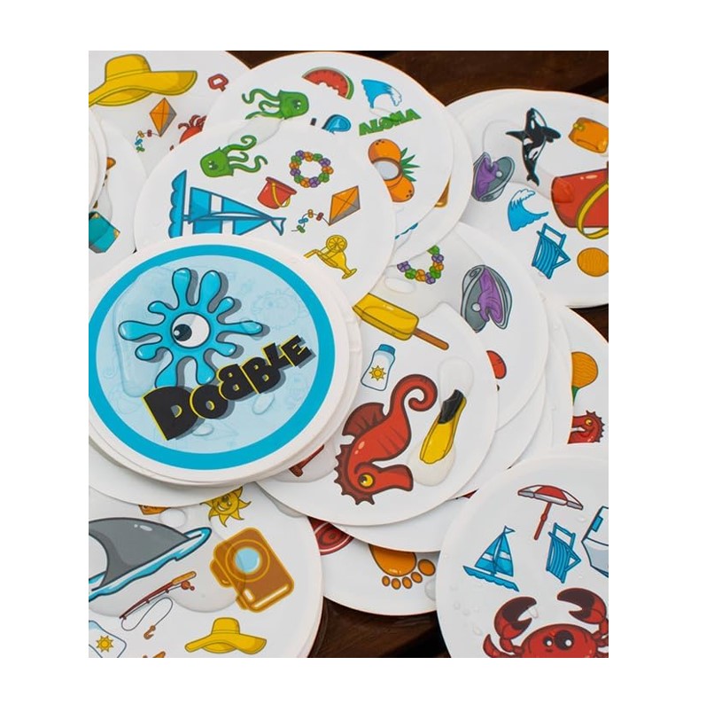 Jogo De Cartas Dobble À Prova DAgua - Galápagos Jogos