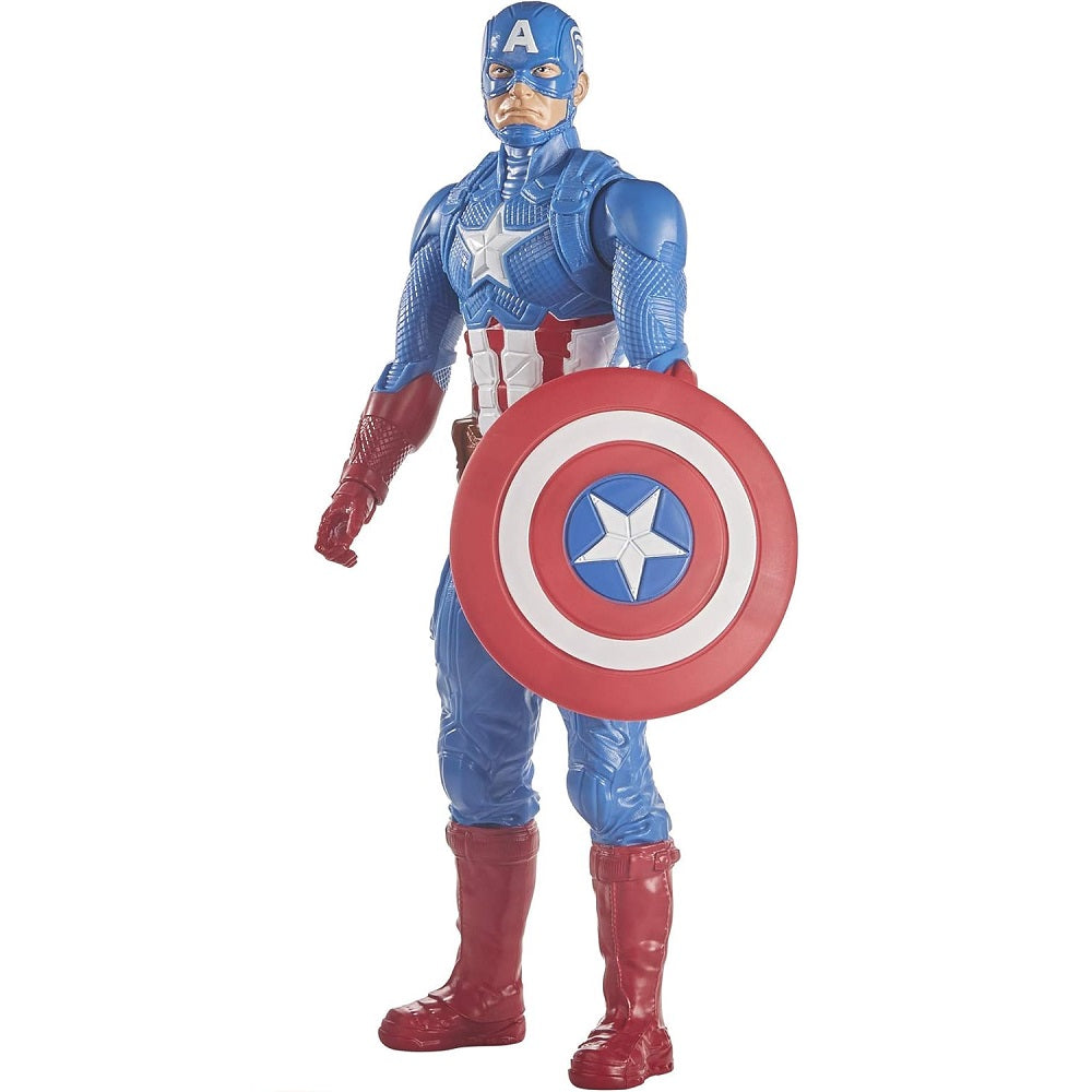 Boneco Articulado Capitão América Titan Hero 30cm - Hasbro