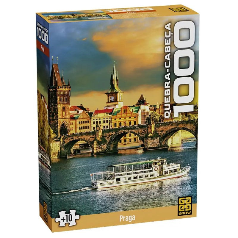Quebra-cabeça 1000 peças Praga - Grow
