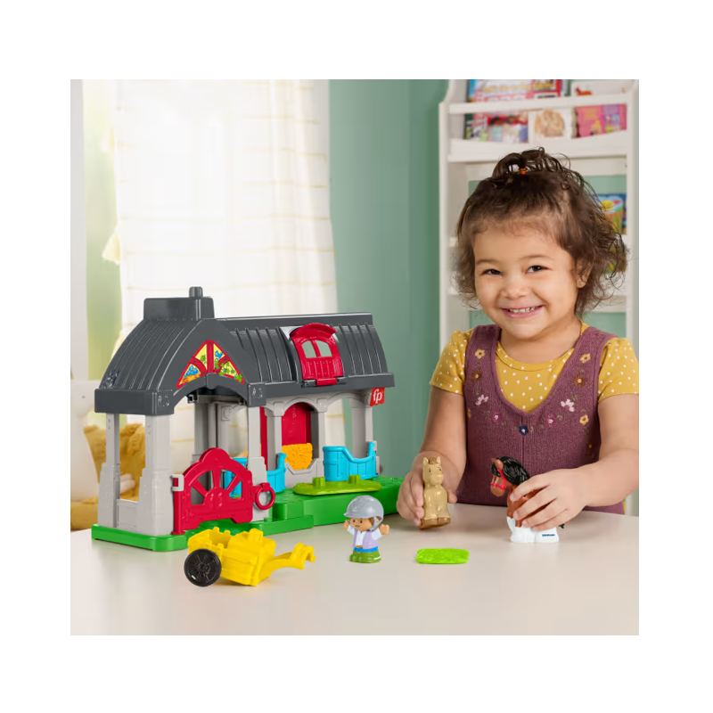 Little People Brinquedo Estábulo de Animais com Som - Mattel