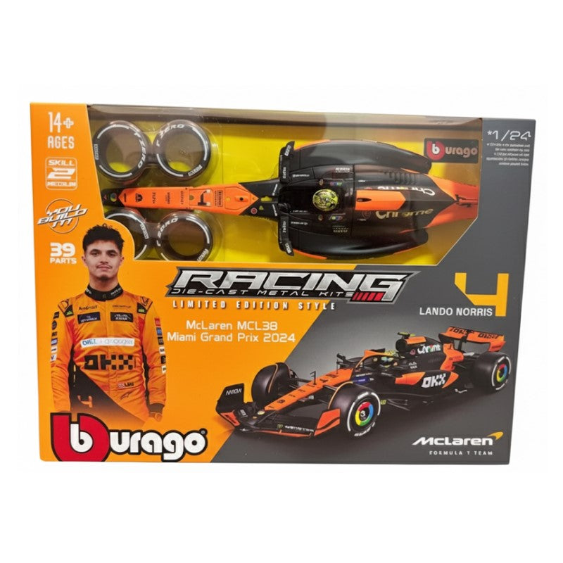 Kit Montar F1 Bburago Mclaren Mcl38 Norris - CALIFORNIA TOY