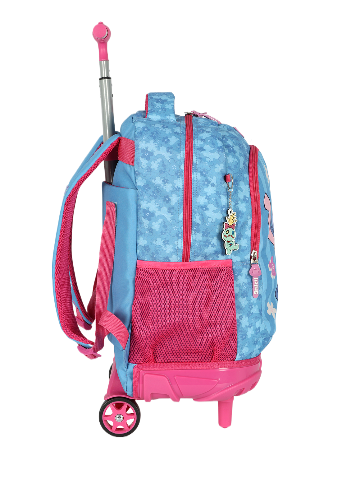 Kit Escolar Stitch Sorvete – Mochila de Rodinha + Lancheira + Estojo – Luxcel