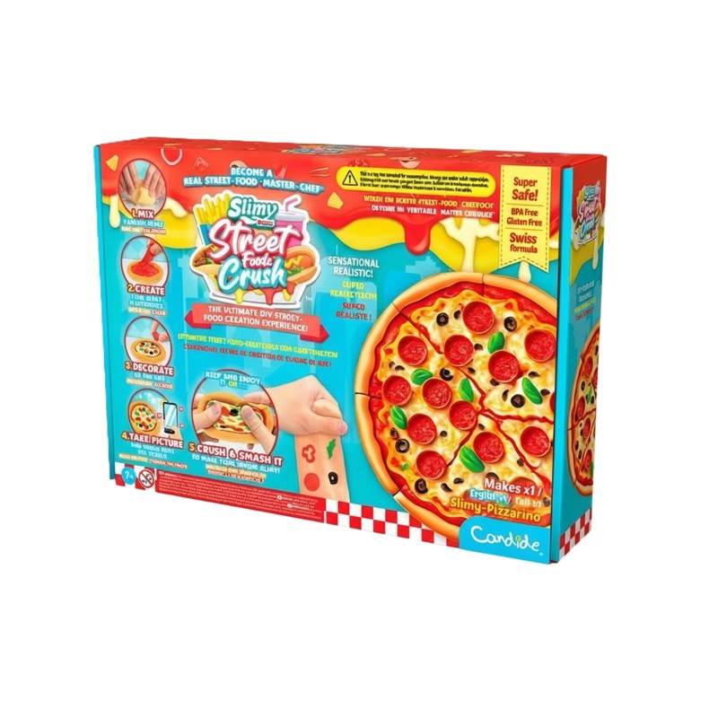 Kit de Slime de Pizza Slimy DIY Street Food Crush - Candide