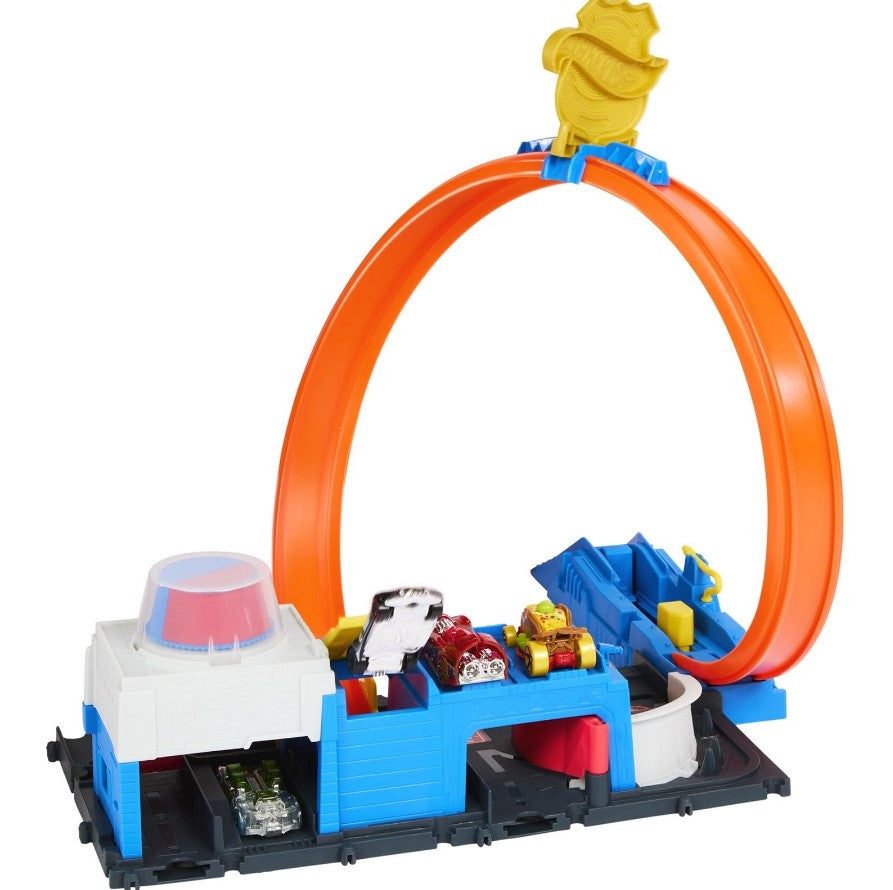 Pista Hot Wheels City Super Delegacia - Mattel JBM71