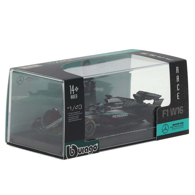 Miniatura Fórmula 1 Mercedes AMG W16 Russel 1:43 - Burago
