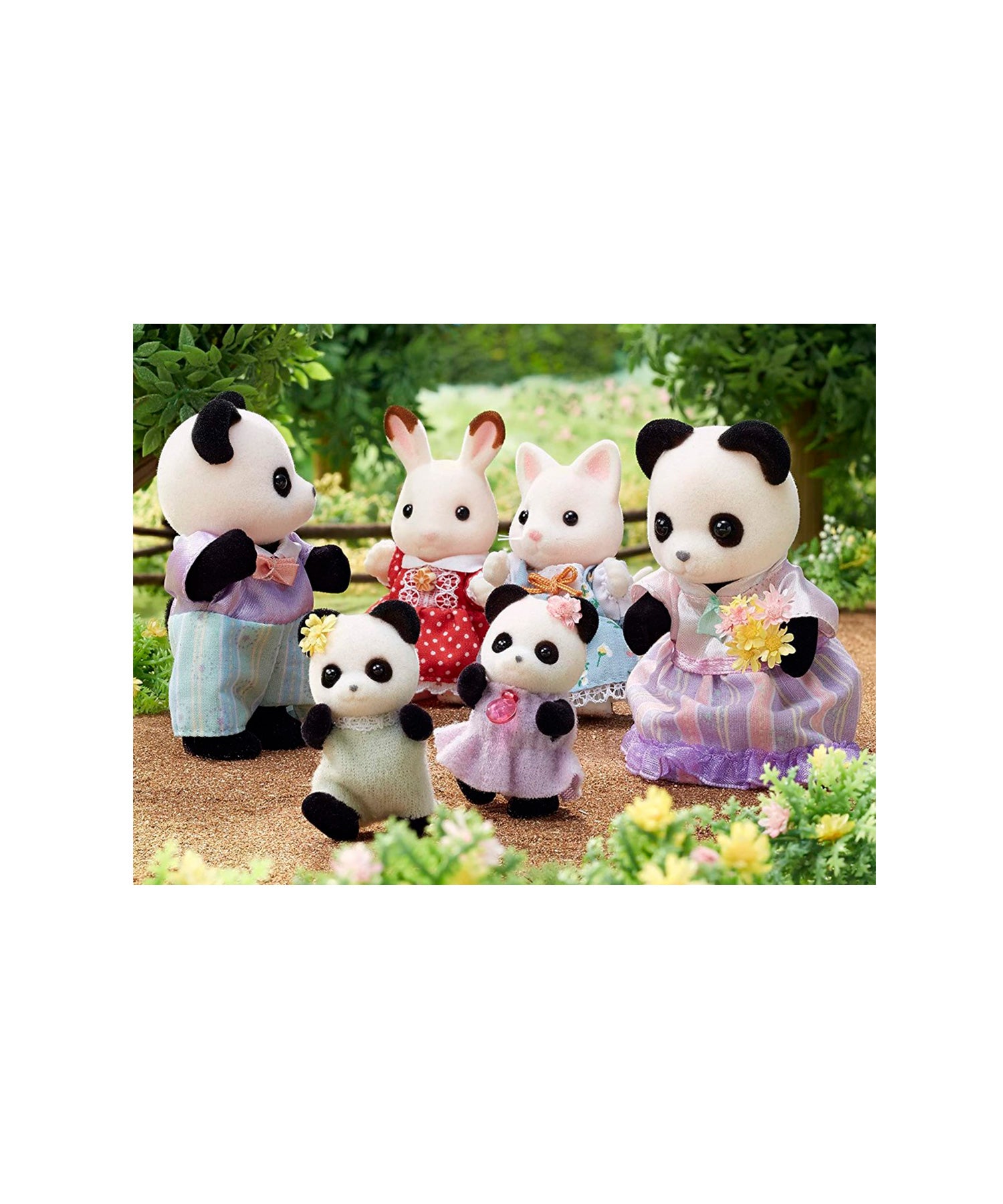 Sylvanian Families - Família Dos Pandas Graciosos
