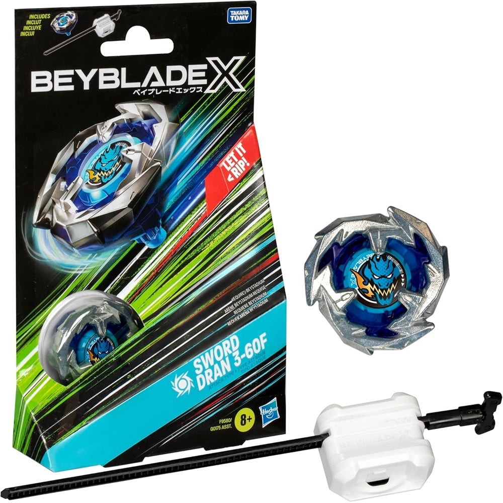 Beyblade X Sword Dran 3-60F Starter Pack Set - Hasbro