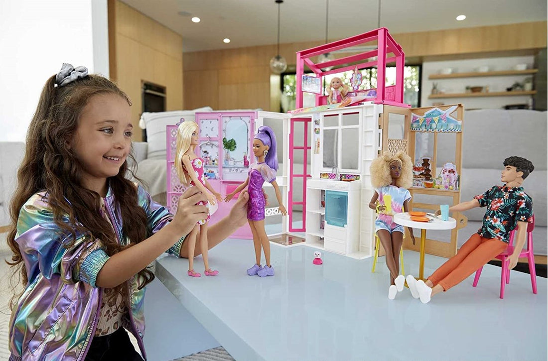Barbie Casa Glam Com Boneca Mattel
