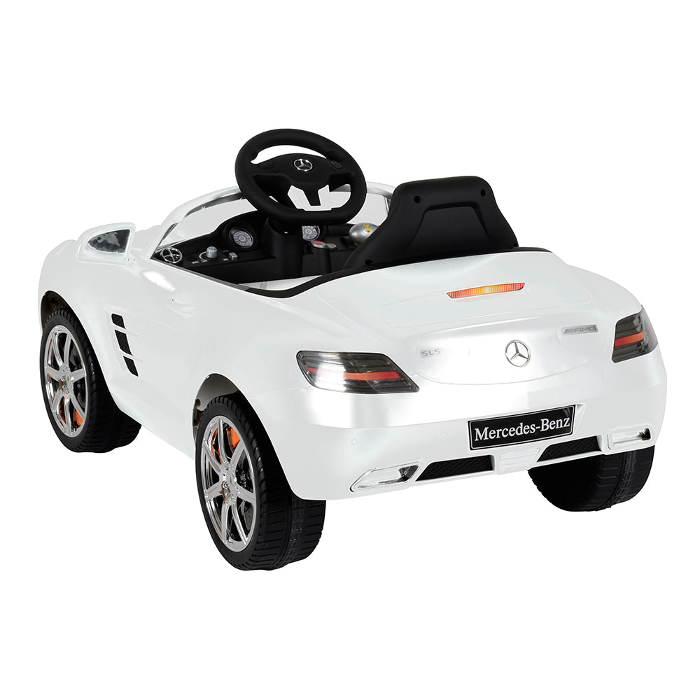 Mini Veículo Elétrico Infantil Mercedes Benz SLS AMG Branco