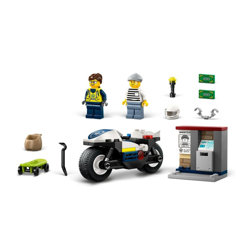 Lego City Perseguição policial de motocicleta - 60455