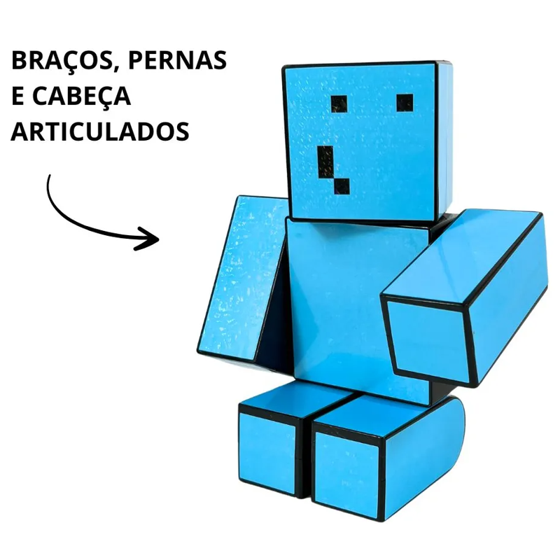 Boneco Minecraft Pequeno Problems 25 Cm - Algazarra