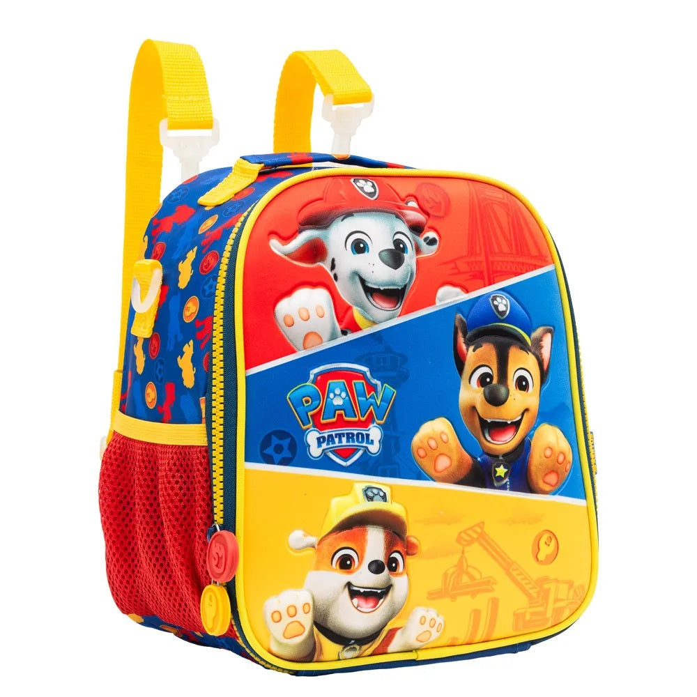 Kit Mochila De Costas Infantil Patrulha Canina Xeryus 3D Lancheira Térmica Estojo Escola