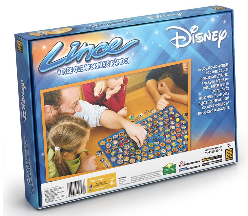 Jogo Lince Disney - Grow