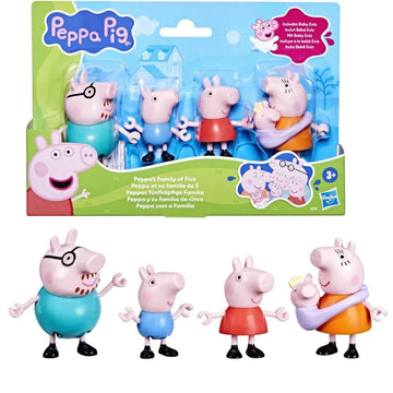 Conjunto Peppa Pig Nova Família Com Evie Pig - Hasbro