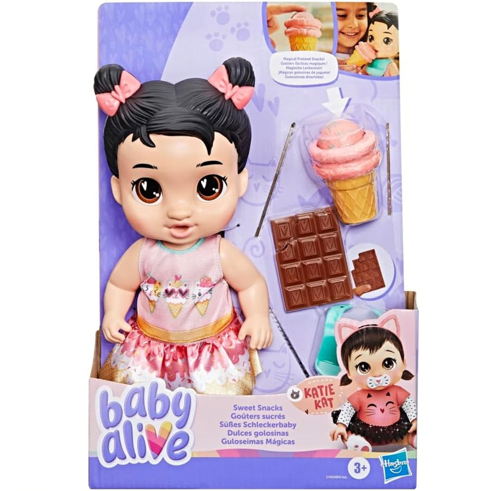 Baby Alive Guloseimas Mágicas Katie Kat - G1450 - Hasbro