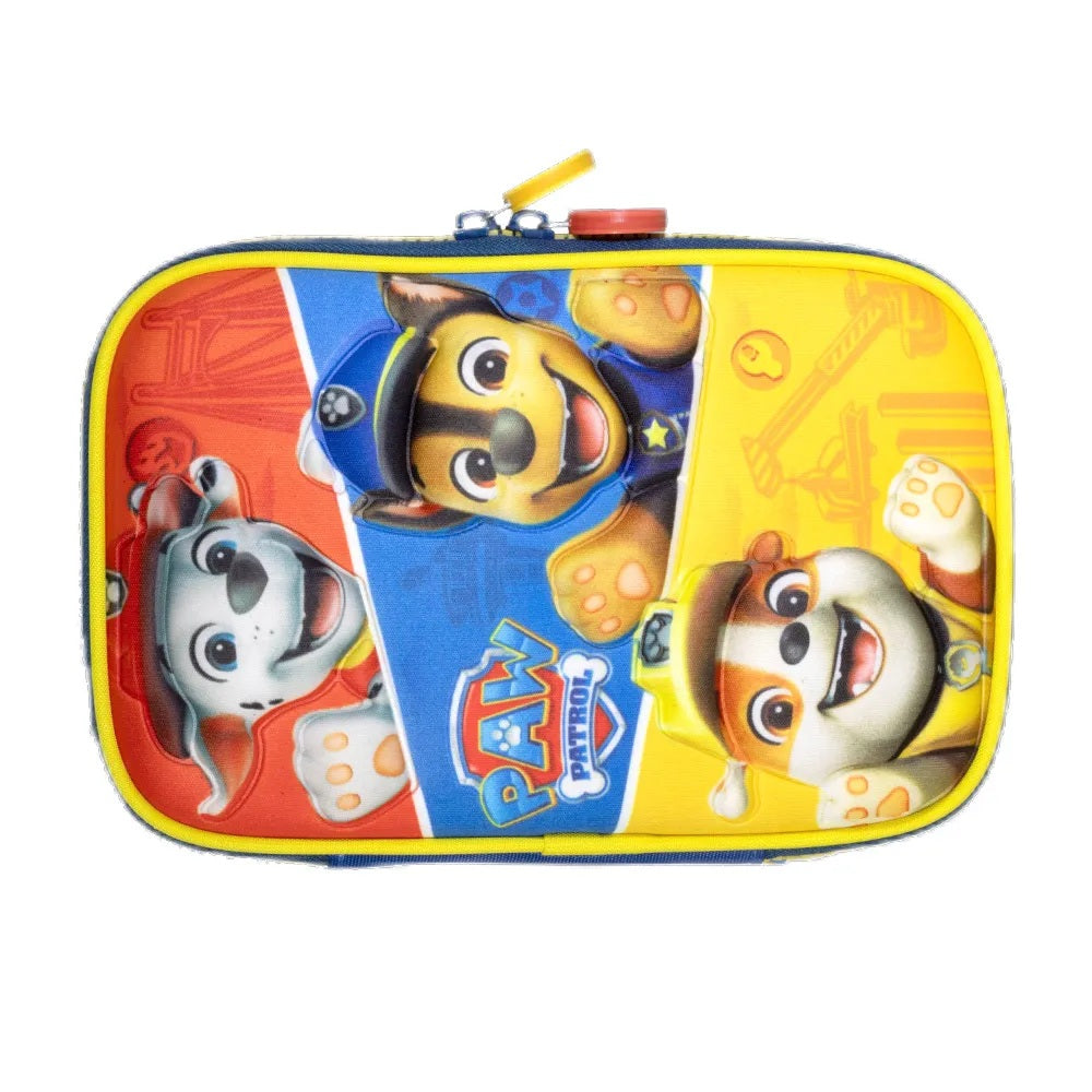 Kit Mochila De Costas Infantil Patrulha Canina Xeryus 3D Lancheira Térmica Estojo Escola