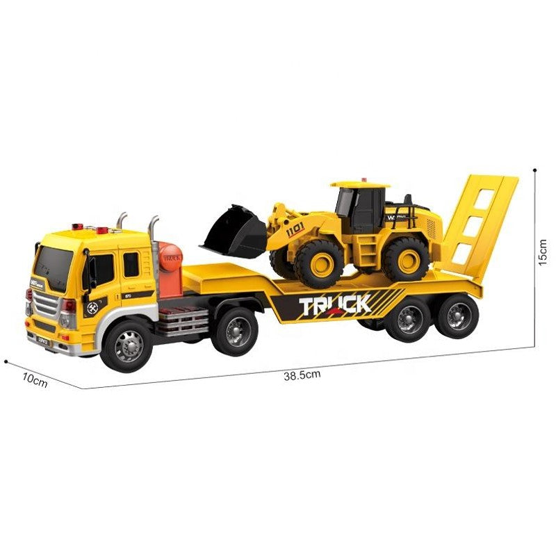 Caminhão de Transporte Sortido Transportation Fricção Luz e Som  1:16 - Brink Center