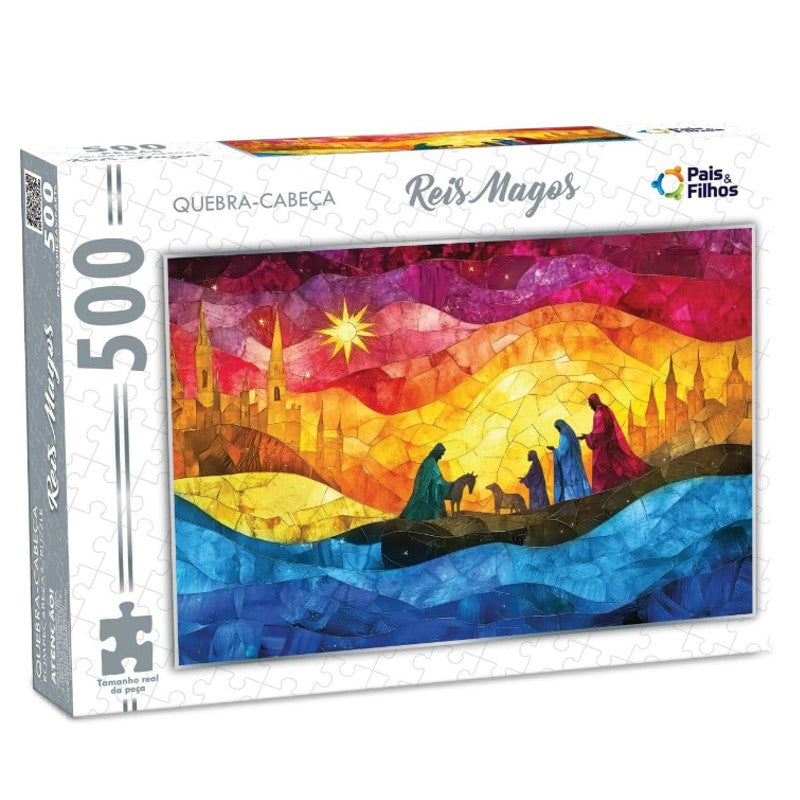 Quebra-Cabeça 500 Peças Reis Magos - Pais & Filhos