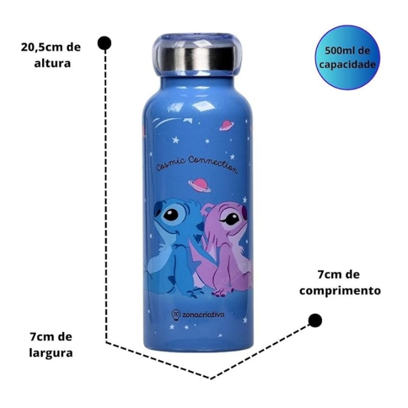 Garrafa Bubble Stitch e Angel Namorados  - Zona Criativa