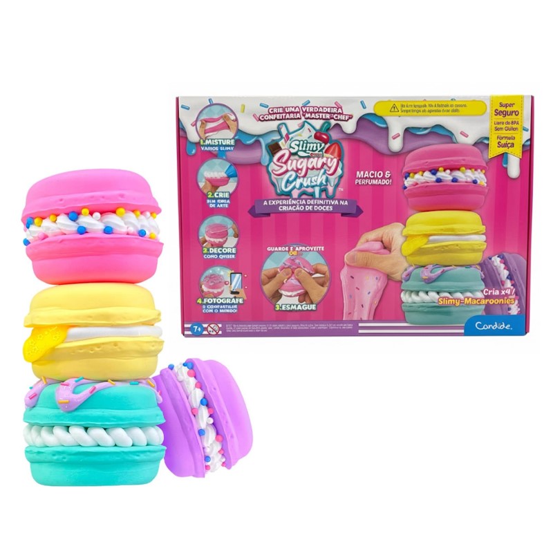 Kit Slime de Macaron Slimy Sugary Crush Pastry - Candide
