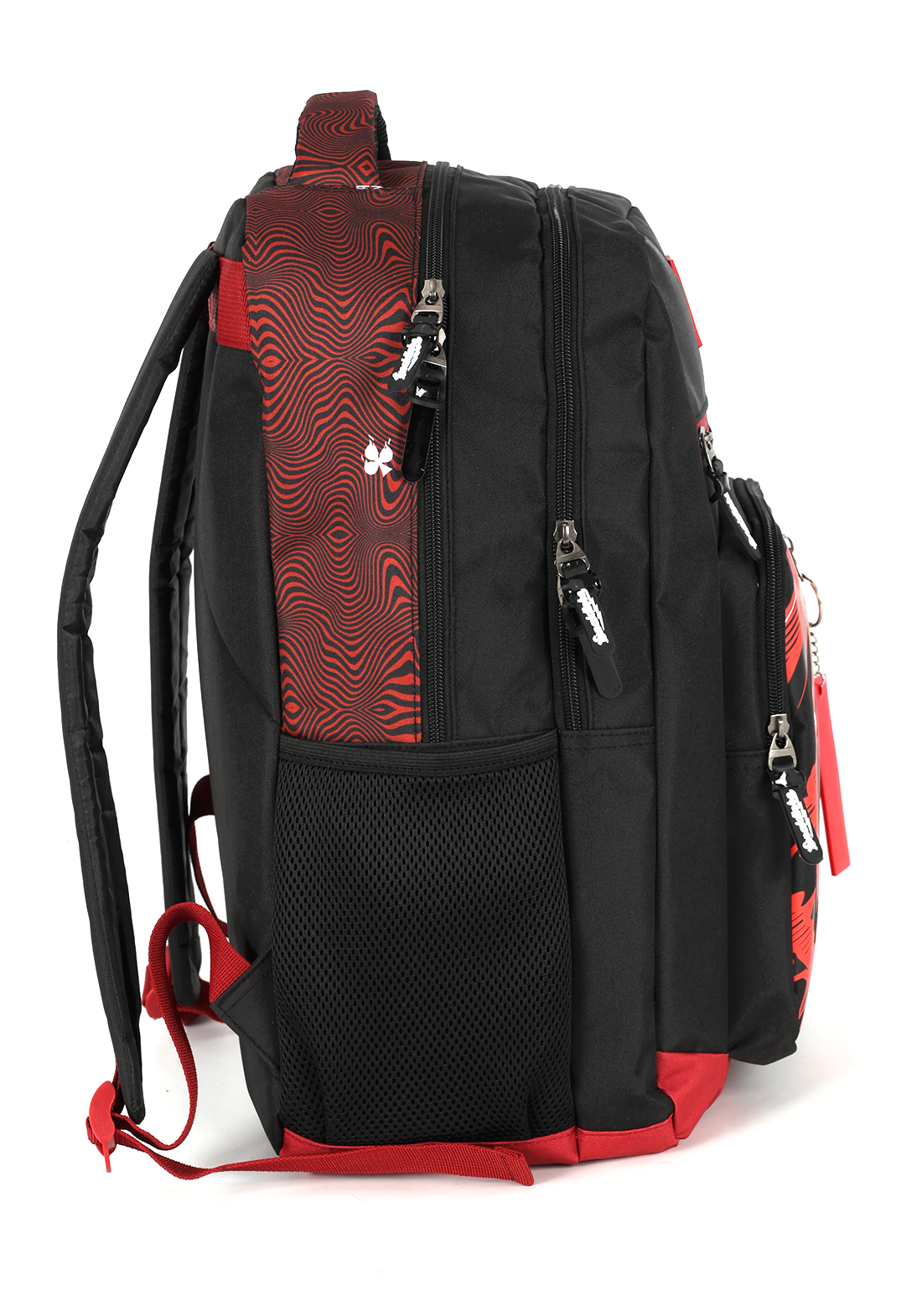 Kit Mochila de Costas G + Estojo Box Enaldinho Oficial | Preto e Vermelho | Up4You | 2 Peças