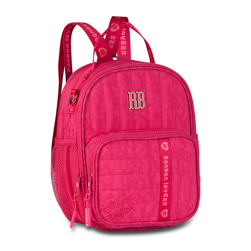 Kit Escolar Rebecca Bonbon – Mochila + Lancheira + Estojo Rosa