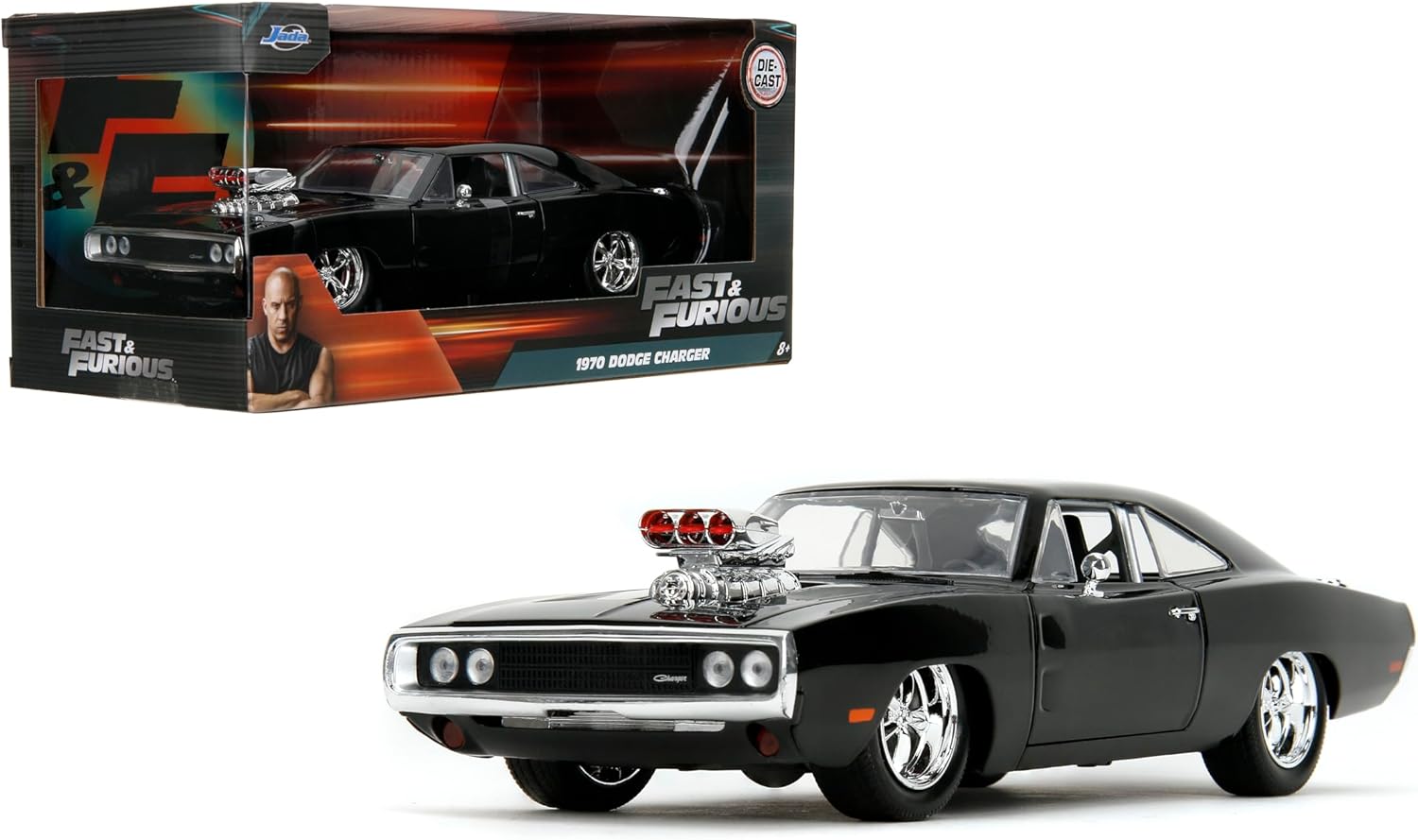 Miniatura Dodge Charger 1970 Velozes e Furiosos Edtion Escala 1:24