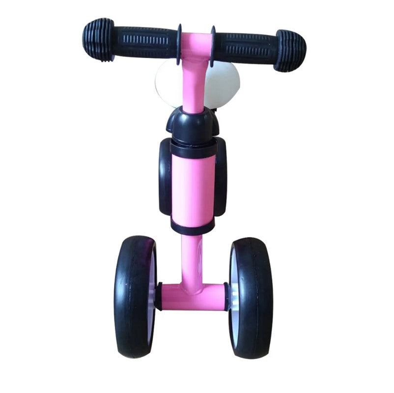Bicicleta Equilibrio 4 Rodas Infantil Rosa - Gug