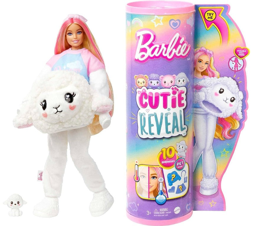 Boneca Barbie Reveal Cutie Série Camisetas Fofas - Mattel