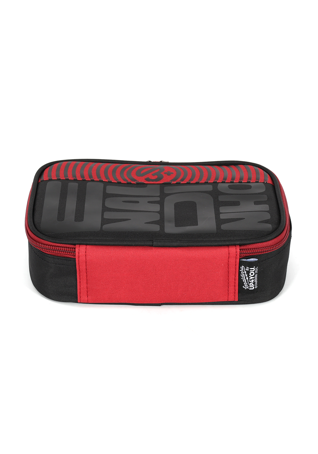 Estojo Box Organizador Enaldinho Oficial Preto e Vermelho - Luxel