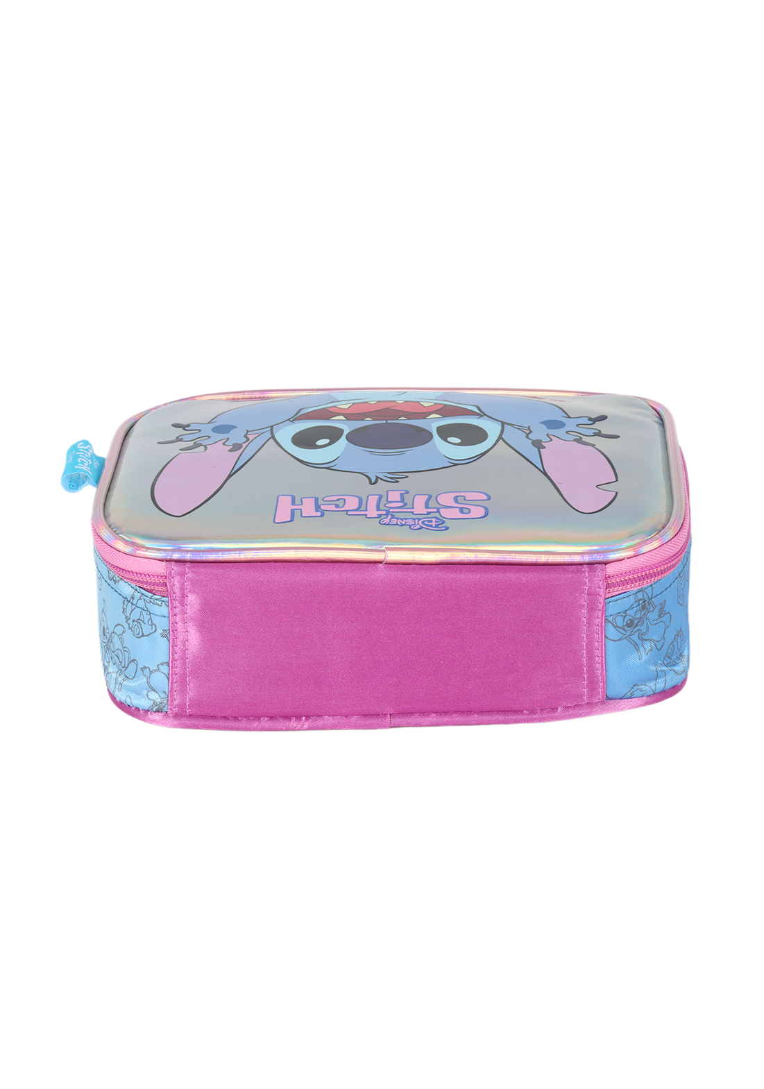 Estojo Box Duplo Stitch Divertido Holográfico Luxcel Disney
