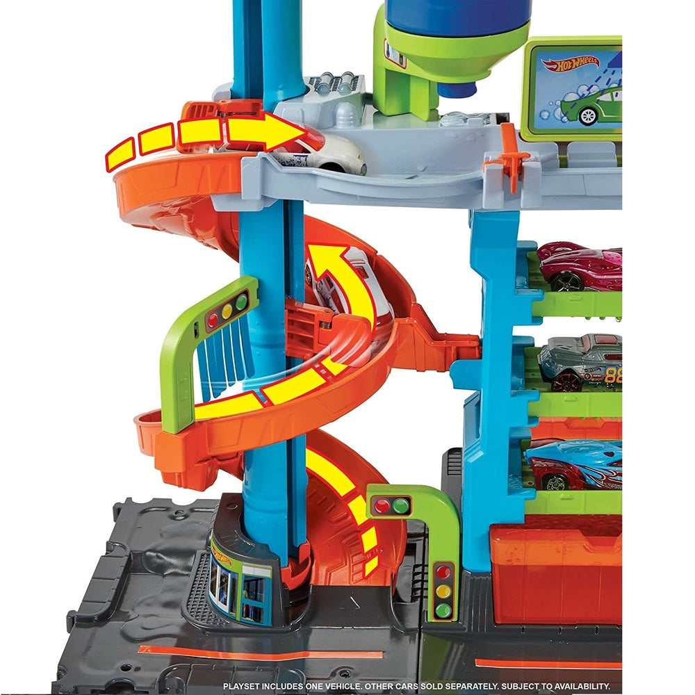 Hot Wheels City Mega Tower Lava Rápido - Mattel