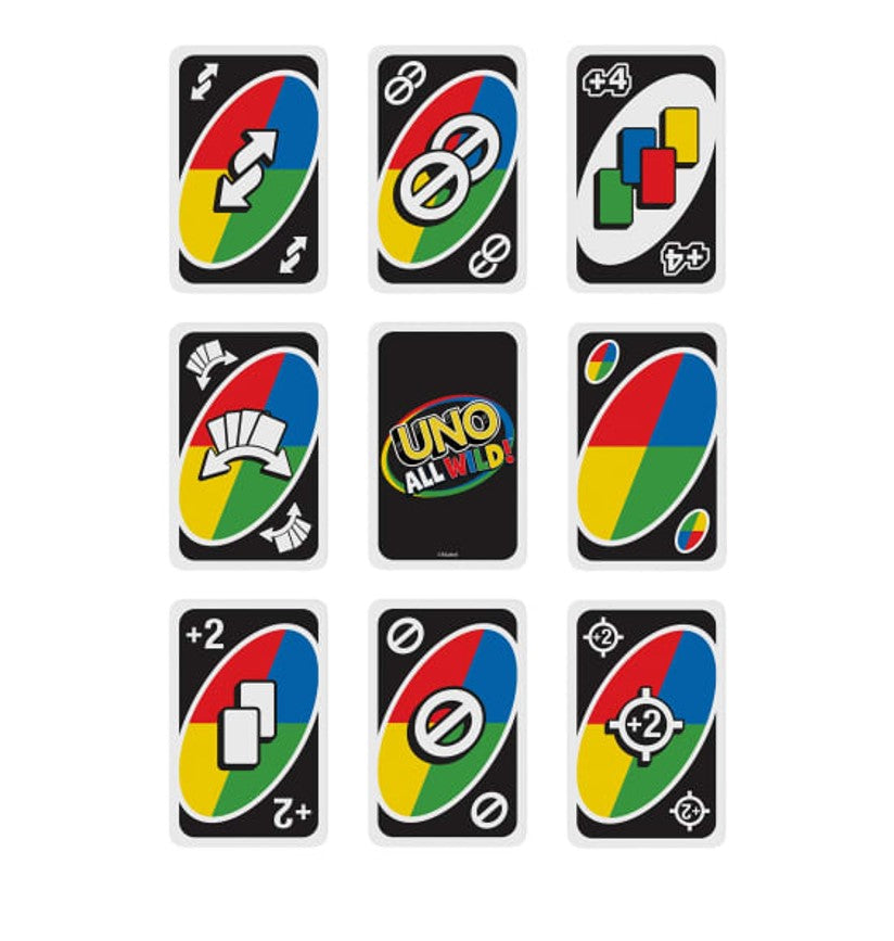 Jogo de Cartas Uno All Wild - Mattel