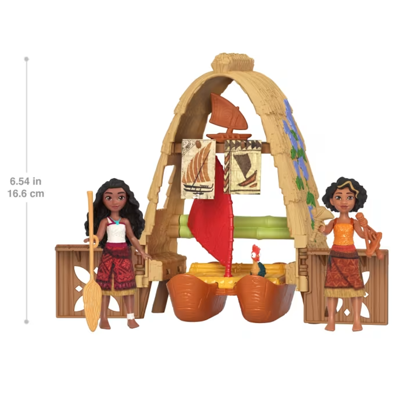 Conjunto Moana e Loto com Acessórios - Mattel