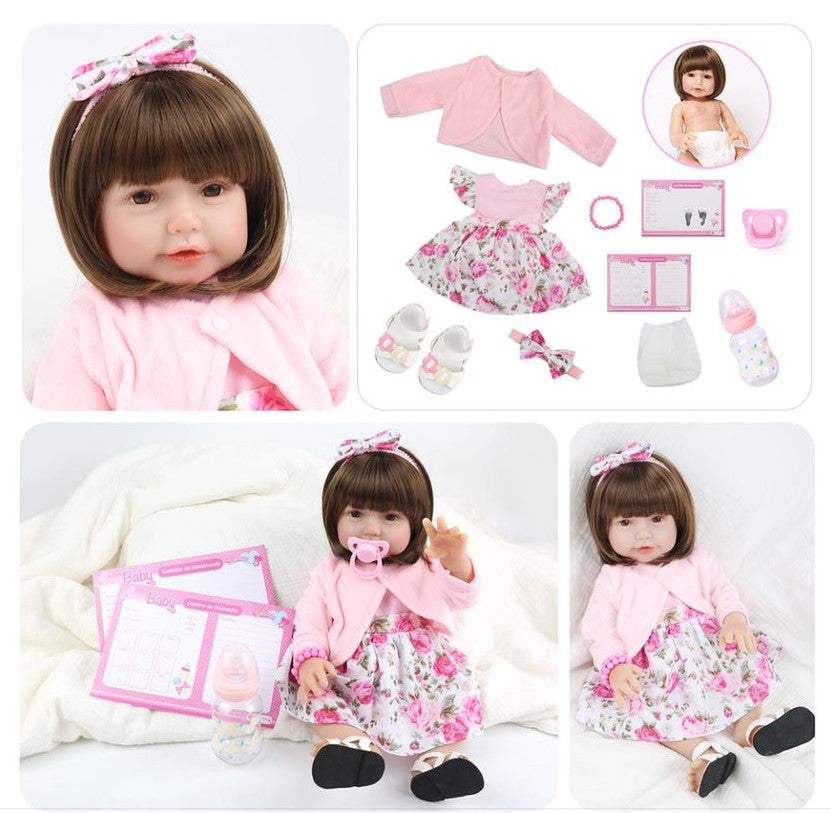 Boneca Bebê Reborn Laura Baby Becky 40cm - Shiny Toys