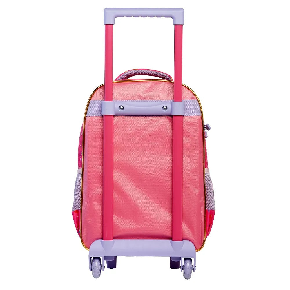 Kit Escolar Princesas Disney 3 em 1: Mochila Rodinhas, Lancheira e Estojo Xeryus Original